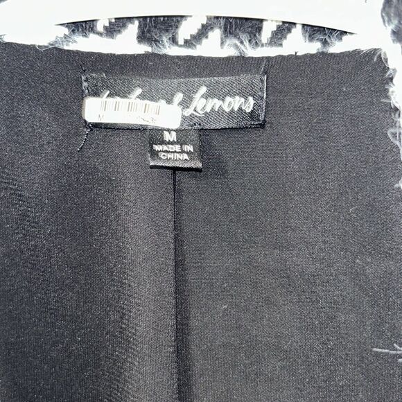 For Love and Lemons Black & White Cropped Houndstooth Jacket(Size Medium) - Picture 12 of 12